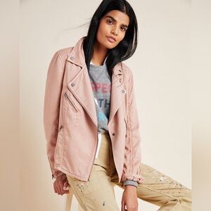 Anthropologie Marrakech Ronika Draped Moto Jacket
